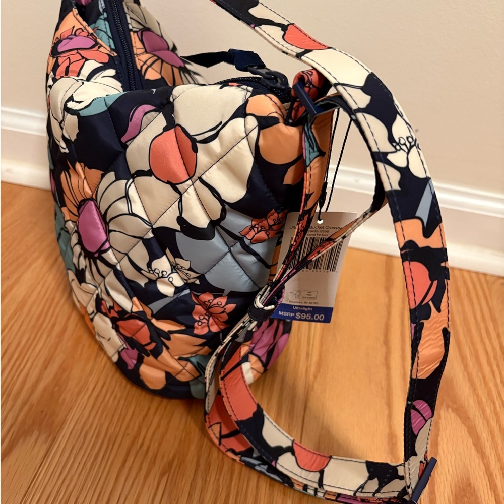 Vera Bradley Navy Floral Crossbody Bag